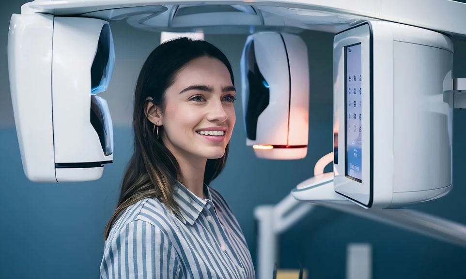 Advanced CBCT 3D dental imaging scan at Maxora Clinic Sion Mumbai for accurate diagnosis and treatment planning
